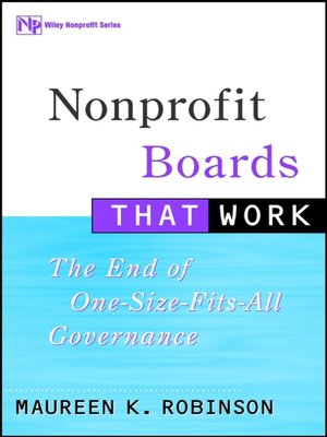 cover image of Nonprofit Boards That Work
